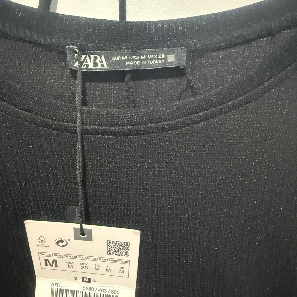 Zara Black Midi Dress